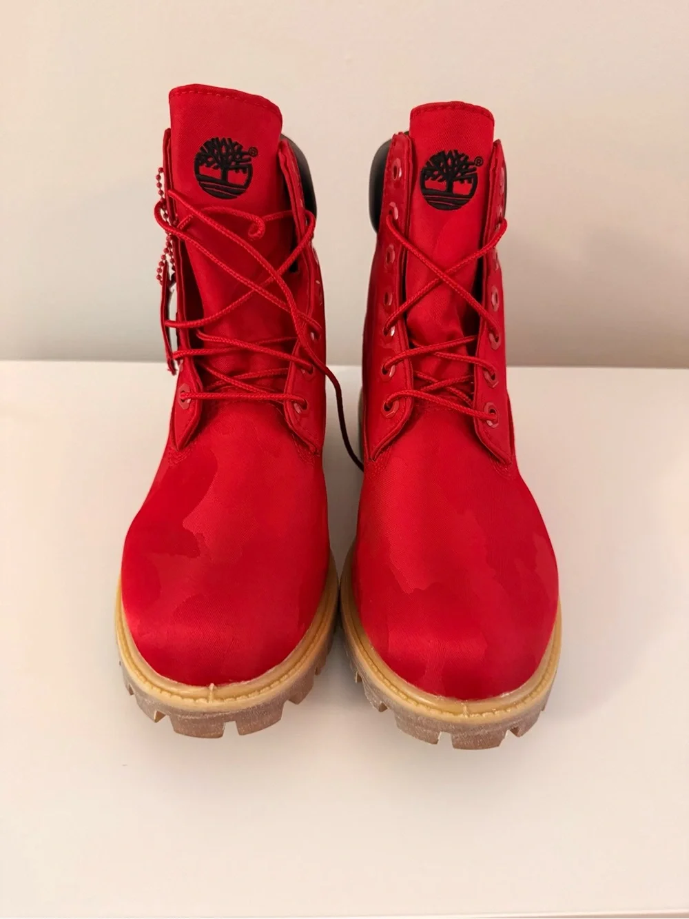 Timberland Mens - LIMITED EDITION - Size 7 Red Camouflage